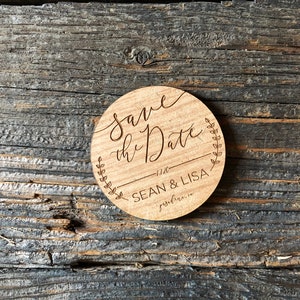 Wooden Save the Date-Magnet Save the Date-Unique Save the Date-Rustic Save the Date-Customized Save the Date-Save The Date Magnet-