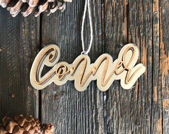 Kerst ornament | Christmas decor kerst Hangers | Gepersonaliseerde ornament | Bruiloft ornament | Verjaardag ornament kalligrafie ornament |