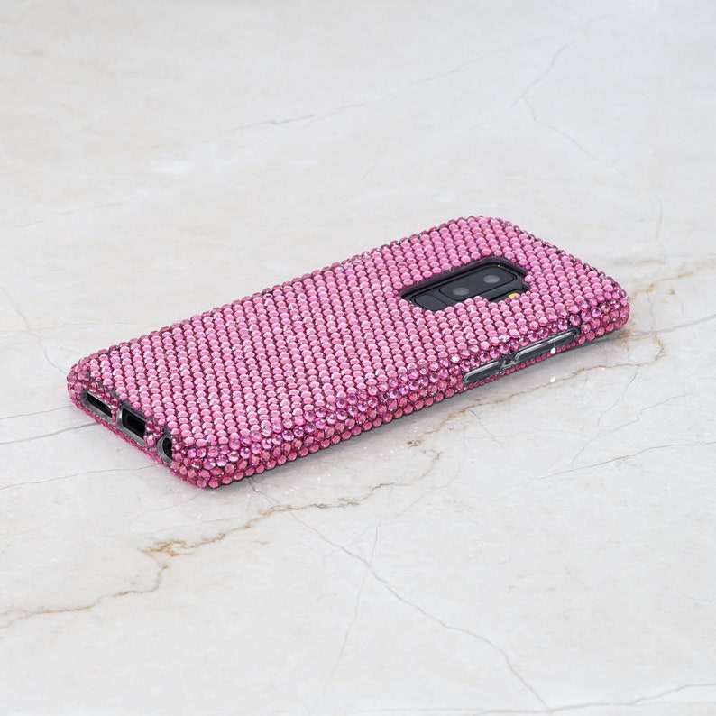 Bling Genuine Hot Pink Crystals Case For iPhone 12 11 Pro X XS Etsy