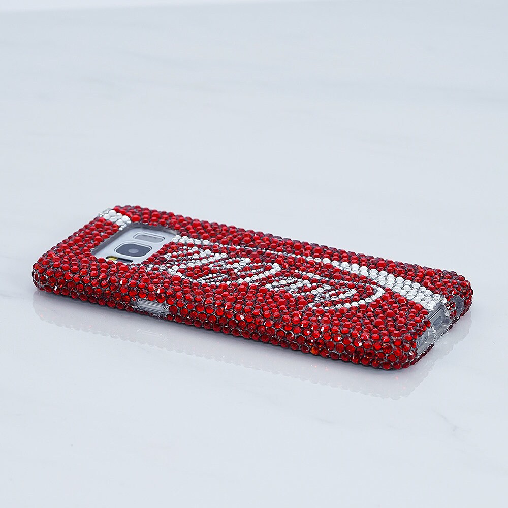 Bling Coca Cola Design Genuine Bright Red Crystals Case for