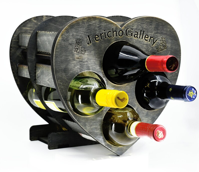 Full Sized 4 Bottle Wine Rack SVG File. Etsy