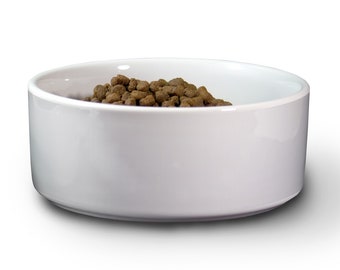 Blank Sublimation Dog Bowl for Pets - Ceramic Dog Food Bowl, Pet Bowl, Dog Water Bowl, Dog Food Bowl, Puppy Bowl, Cat Bowl