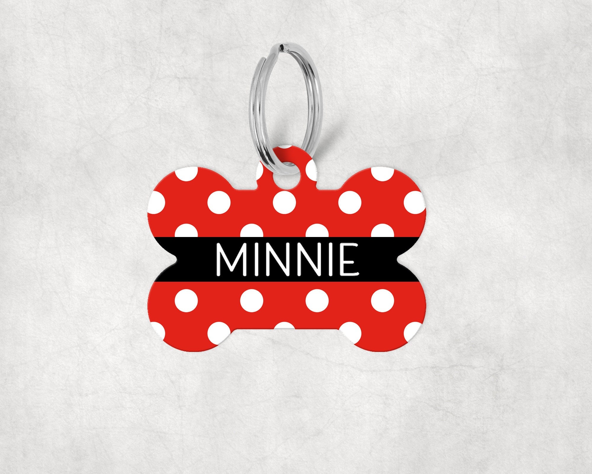 Minnie Mouse Pet Tag Etsy