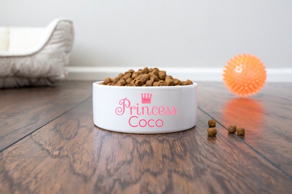 princess cat bowl