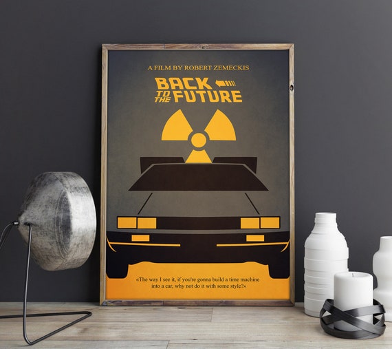 BACK TO THE FUTURE Poster A3 A4 Robert Zemeckis Classic Movie Art Print Decor