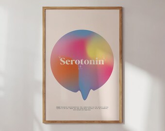 Colorful Retro Quote Poster | Gradient Aura Aesthetic Print | Trendy Wall Art | Digital Print