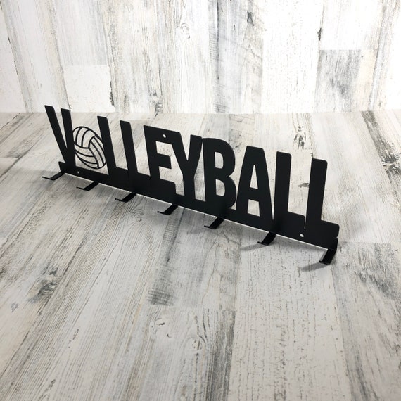 10 hooks Hockey Medal Rack// Key Holder or storage hanger