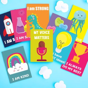Affirmationskarten für Kinder, Motivationskarten, Positivitätskarten für Kinder, positives Zitat für Kinder, Selbstwertgefühl, Vertrauen für Kinder