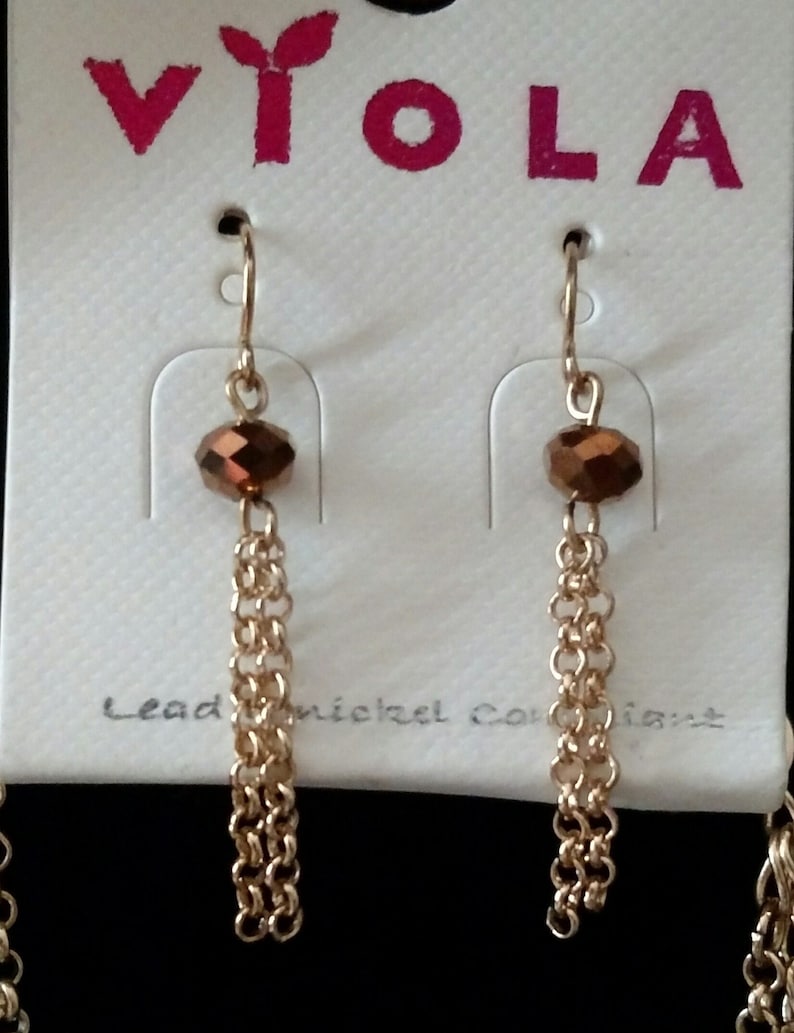 Vintage Necklace and Earrings by Viola