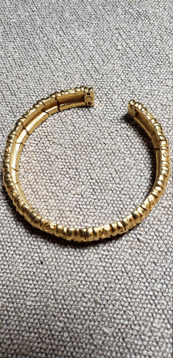 Vintage Carolee Gold Cuff Bracelet - image 2