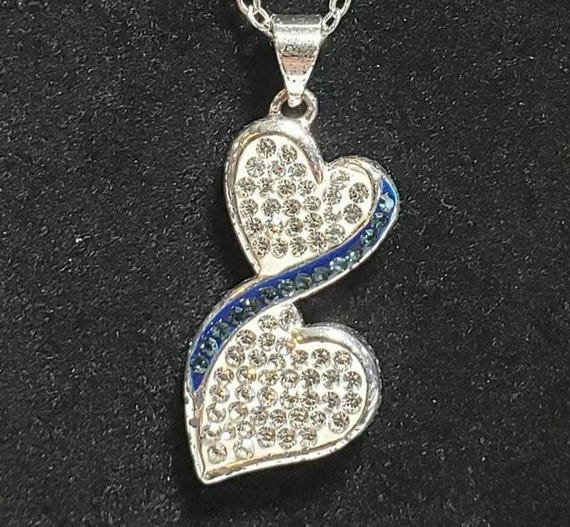 Vintage Double Heart Necklace