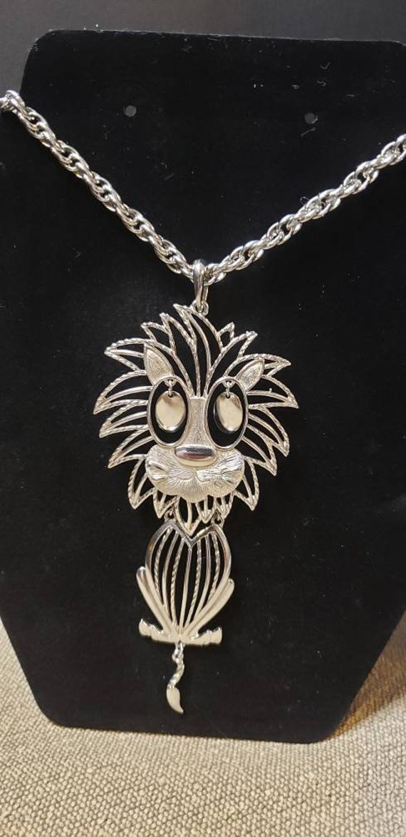 Vintage Alan Brand  Lion Necklace - image 2