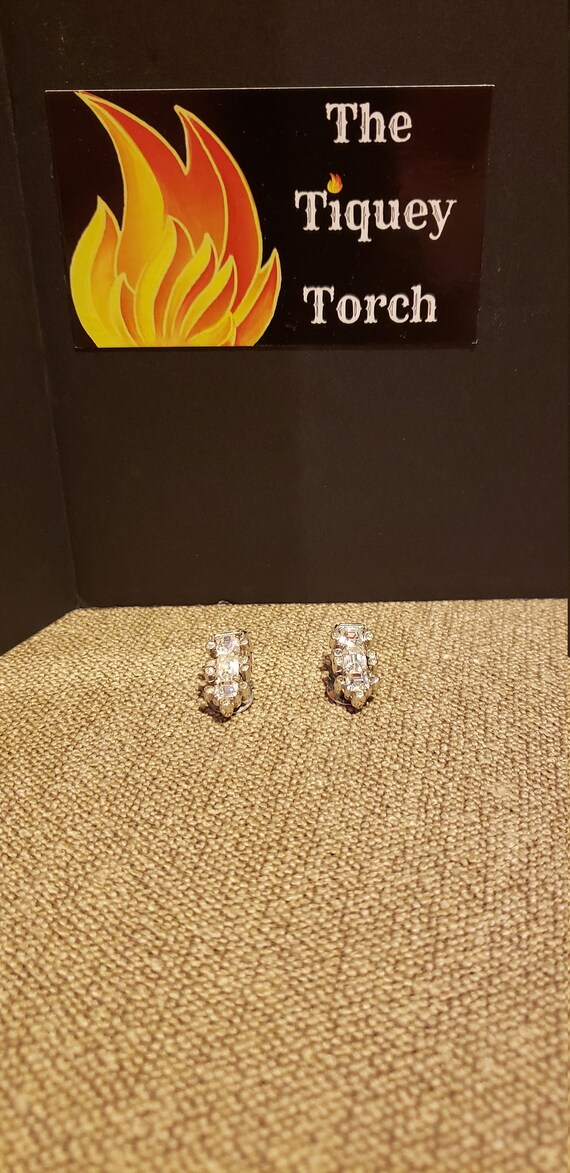Vintage Mazer Bros Clip Earrings