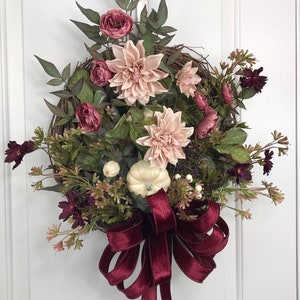 Fall Wreath, Fall Decor, Elegant Fall Wreath