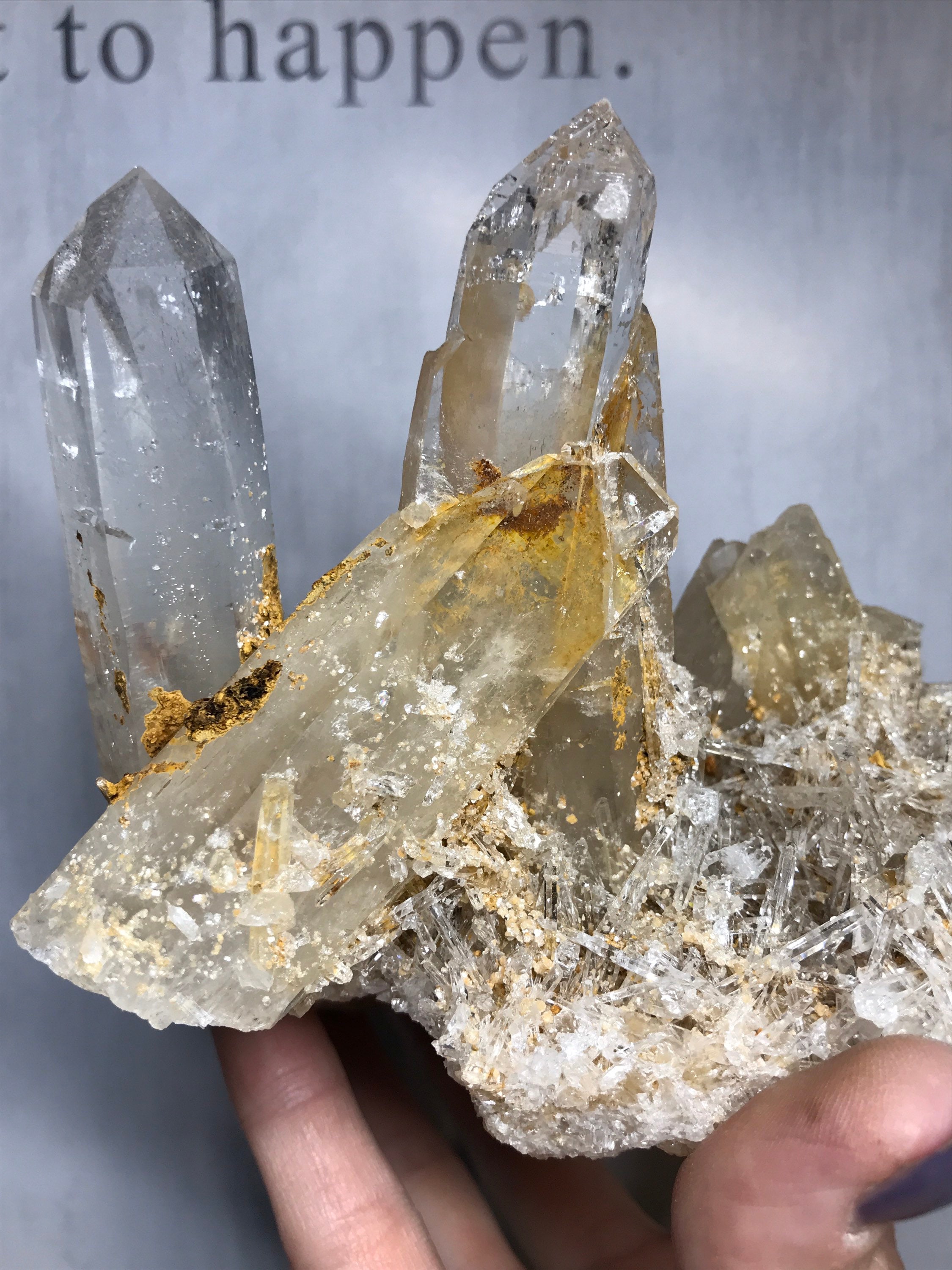 Massive Columbian Quartz Cluster Etsy UK