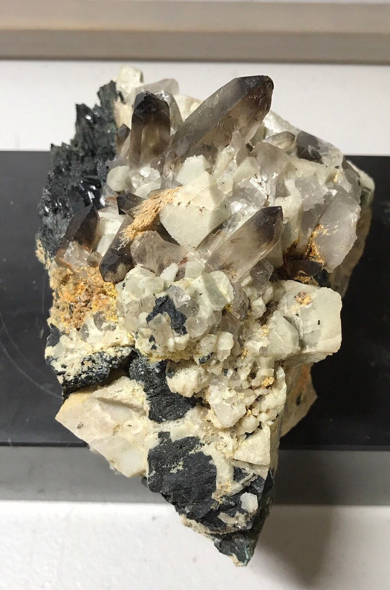 Malawi Smokey Quartz with Augerine and Feldspar image 4