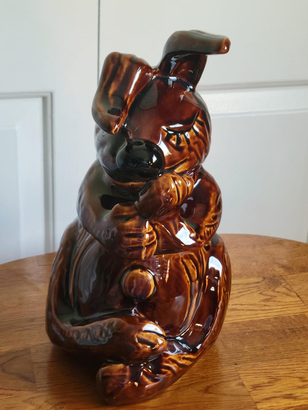 Vintage Doranne of California Pottery Thinking Bunny Cookie Jar - Etsy