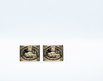 Kiola Designs Stanford University Map Cufflinks