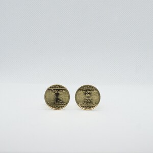Coin Cufflinks - Saudi Arabia 25 Halalas Salman Coin Cufflinks
