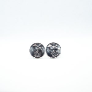 Coin Cufflinks - Indonesia 200 Rupiah Cent Coin Cufflinks