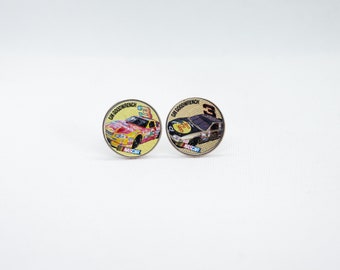 Coin Cufflinks- Dale Earnhardt GM Goodwrench #3 Nascar Race Cars United States 25 Cent,  Gift for Him, Gift for Men, Nascar fan