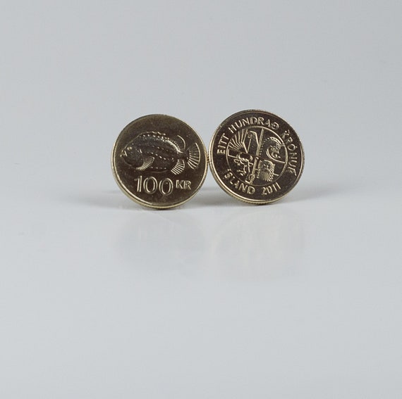 Iceland Coin Cufflinks Iceland Coin Cufflinks