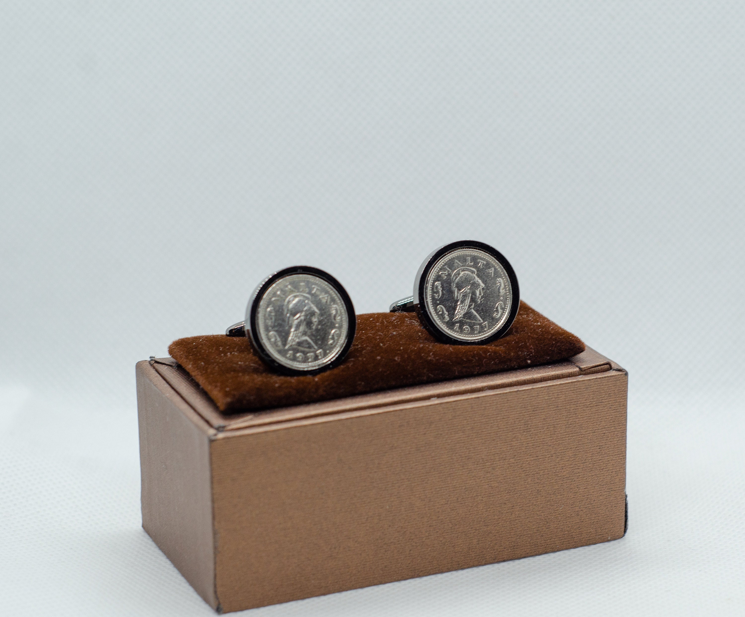 Coin Cufflinksmalta 2 Cents Amazon Coinchoice of Gold or Etsy UK