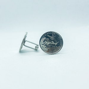Coin Manschettenknöpfe - Canada 150 Series Gedenkausgabe 25 Cent Manschettenknöpfe, Geschenk zum 30
