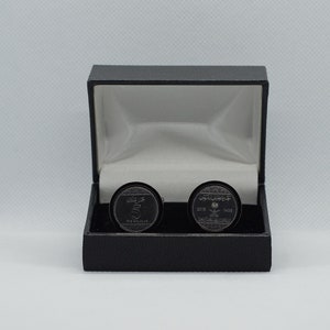 Coin Cufflinks - Saudi Arabia 5 Halalas Salman Coin, Choice of  Gold or Gunmetal coloured backs (stainless steel)