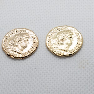Coin Cufflinks - Nero 66AD Roman Historical Replica Coins Cufflinks