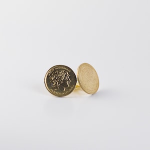 Greece 100 Drachmes Coin Cufflink