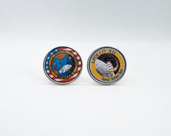 Coin Cufflinks- Apollo Space Missions, NASA United States 25 Cent,  Gift for Him, Gift for Men, gift for hockey fan, NHL hockey fan