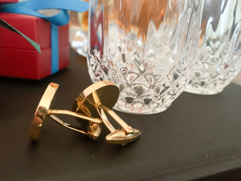 Friends Gift, Wedding Gift Coin Cufflinks- Argentina 50 Centavos stainless steel Choice of Silver or Gunmetal coloured backs