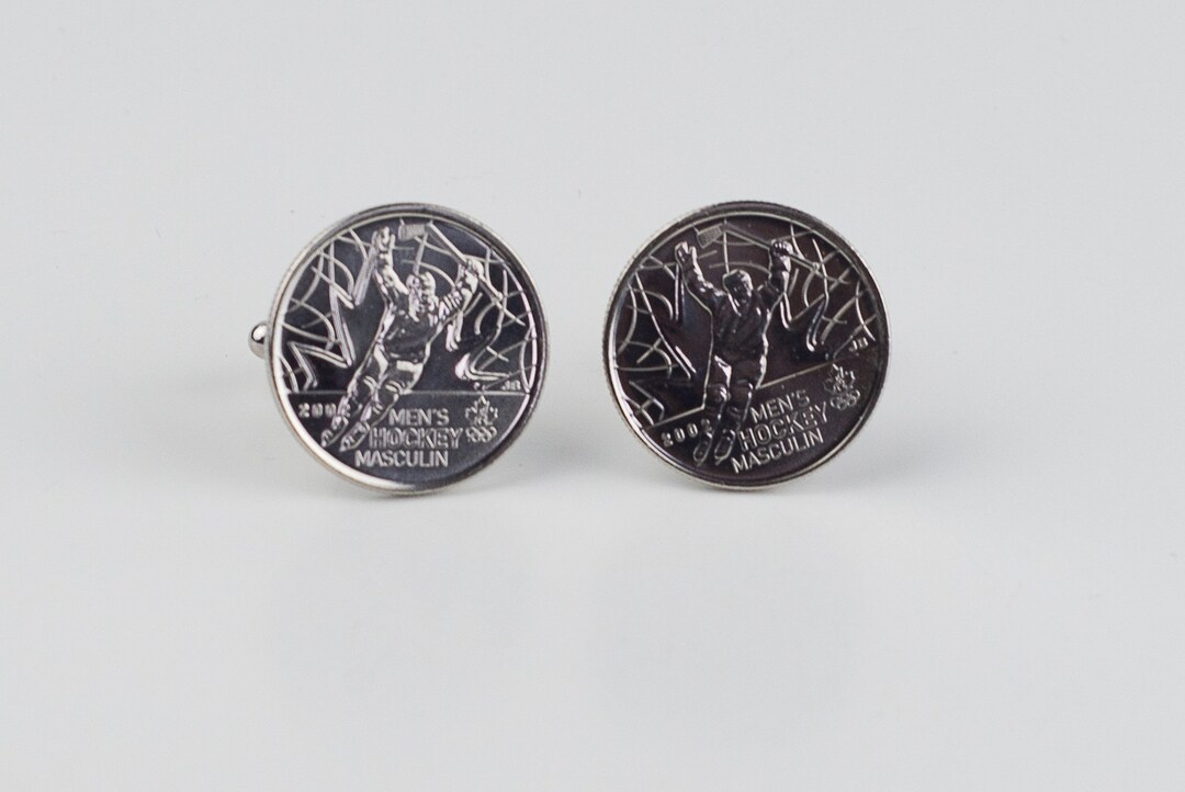 Coin Cufflinkscanadian Men's Hockey, Vancouver 2010 Olympic Games, 25