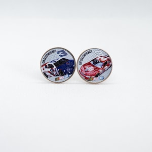 Coin Cufflinks- Dale Earnhardt GM Goodwrench #3 Nascar Race Cars United States 25 Cent,  Gift for Him, Gift for Men, Nascar fan