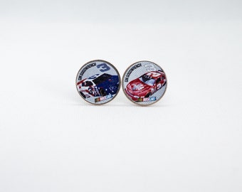 Coin Cufflinks- Dale Earnhardt GM Goodwrench #3 Nascar Race Cars United States 25 Cent,  Gift for Him, Gift for Men, Nascar fan