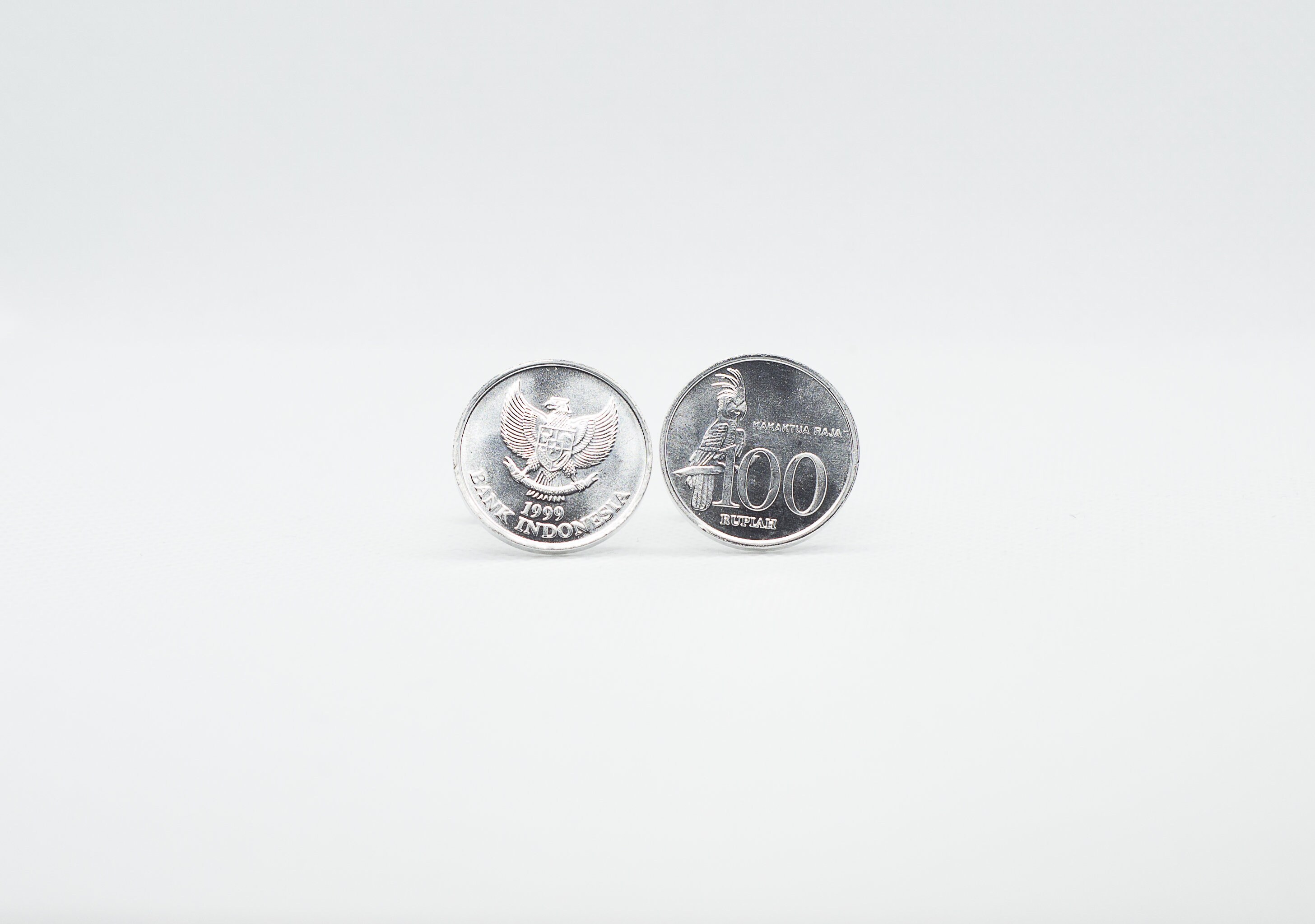 コイン カフスボタン - インドネシア 100 ルピア セント コイン カフスボタン