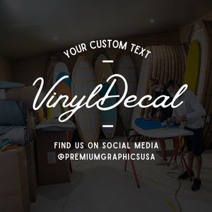 Customizable Store Front Window Decal / Personalized Company Name or Logo Storefront Vinyl Sticker Business Window Door Lettering