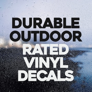 Custom Outdoor Vinyl Decals / Your Business Logo or Design / Vinyl lettering / Personalized Sign Sticker