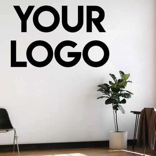 Custom Wall Decal Logo Create Personalized Business Etsy