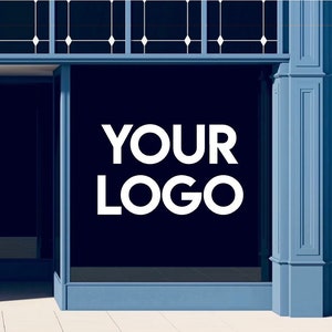 Custom Logo Decal / Business Storefront Vinyl Lettering / Customizable Business Sign Sticker / Window, Door, Car, Truck, Signage