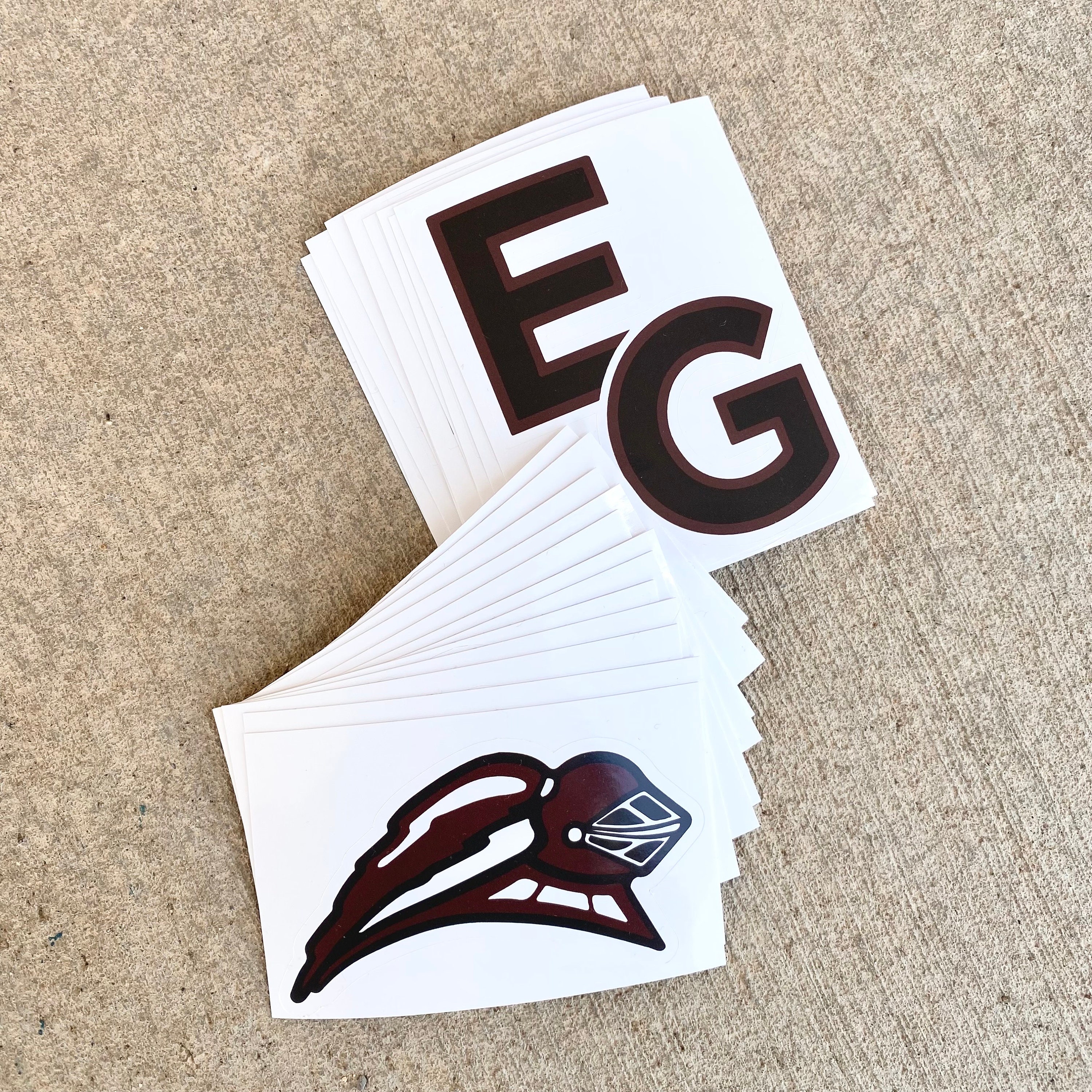 Full Color Stickers No Minimum / Your Logo or Artwork / Sticks to Glass ...