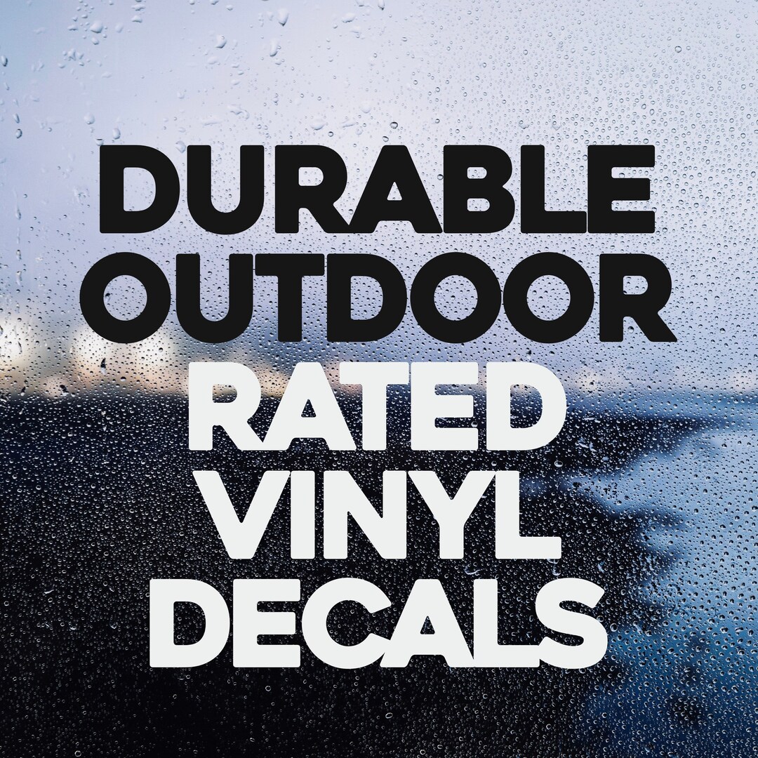 Custom Outdoor Vinyl Decals / Your Business Logo or Design / Vinyl