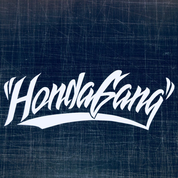 Honda Gang Decal Transfer Sticker No Background 1 5 Day Fast Etsy