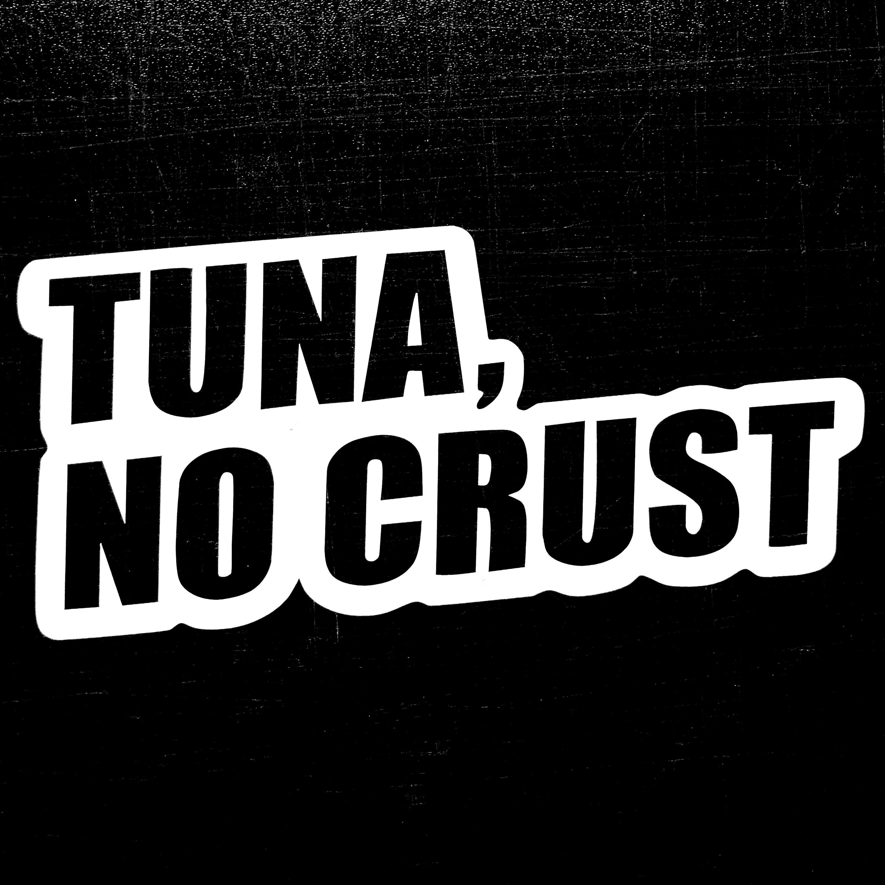 Tuna No Crust Decal Sticker / JDM mirror window windshield laptop