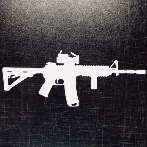 It/'s Because I/'m Black isnt it 2nd Gun NRA AR15 .223 5.56 vinyl sticker decal