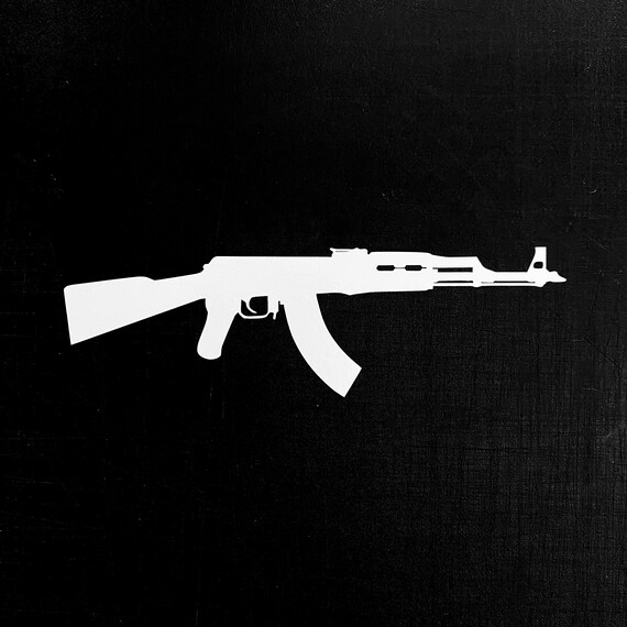 AK47 Decal Sticker / Kalashnikov America Molon Labe Army Navy Etsy