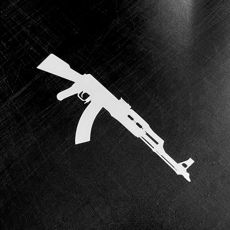 AK 47 Decal Sticker Kalashnikov America Molon Labe Army Navy Etsy AK 47 Decal Sticker Kalashnikov America Molon Labe Army Navy Etsy