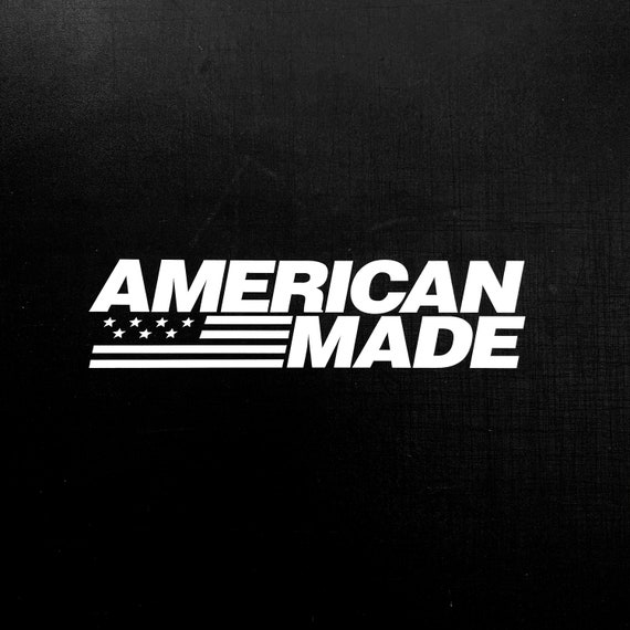 American Made / Decal Sticker Made in USA Window Laptop | Etsy