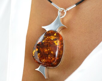 Collane E Ciondoli Antichi In Pietra Principale Ambra - Foto 3